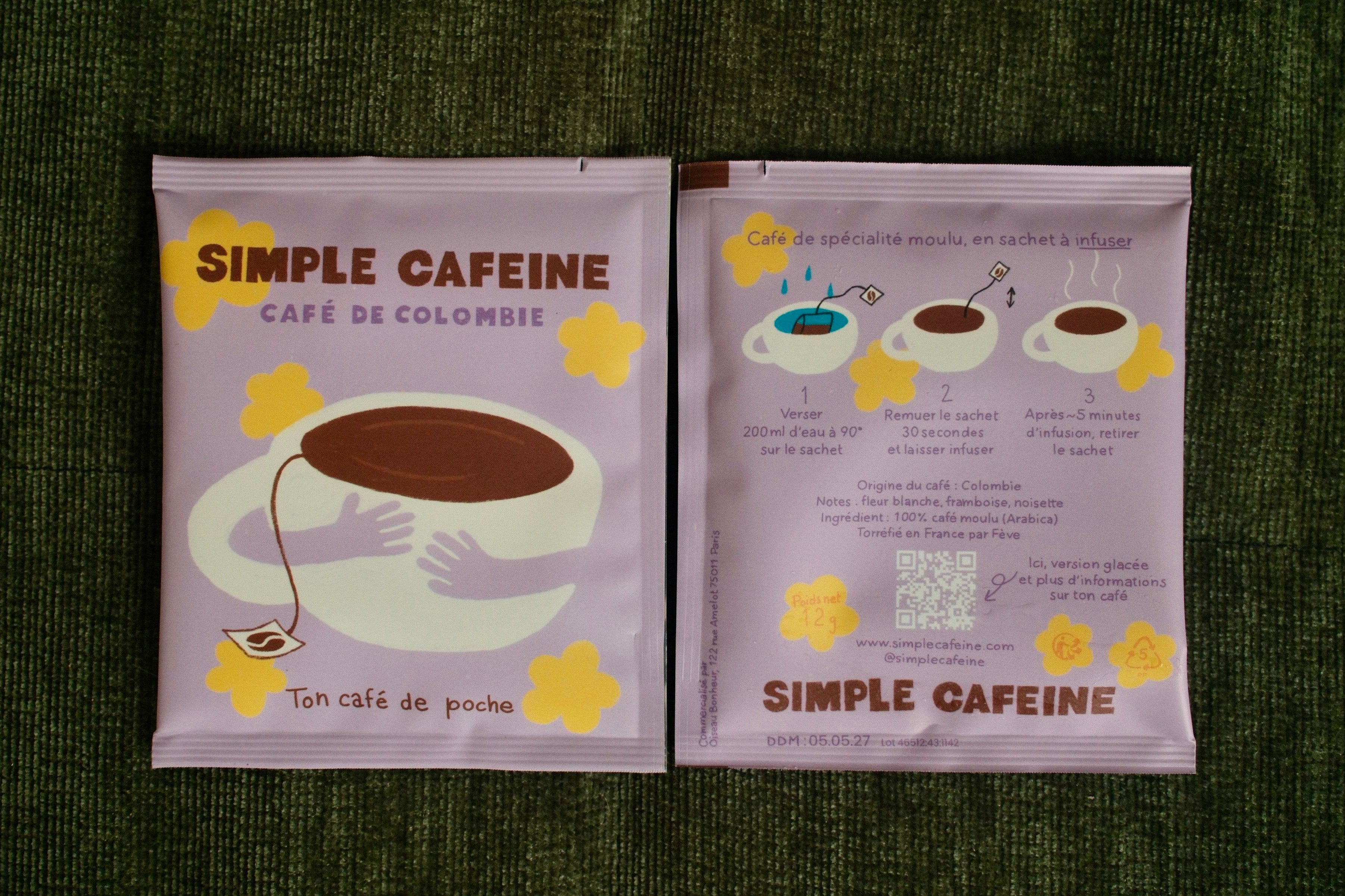 Colombie - boite de 7 cafés